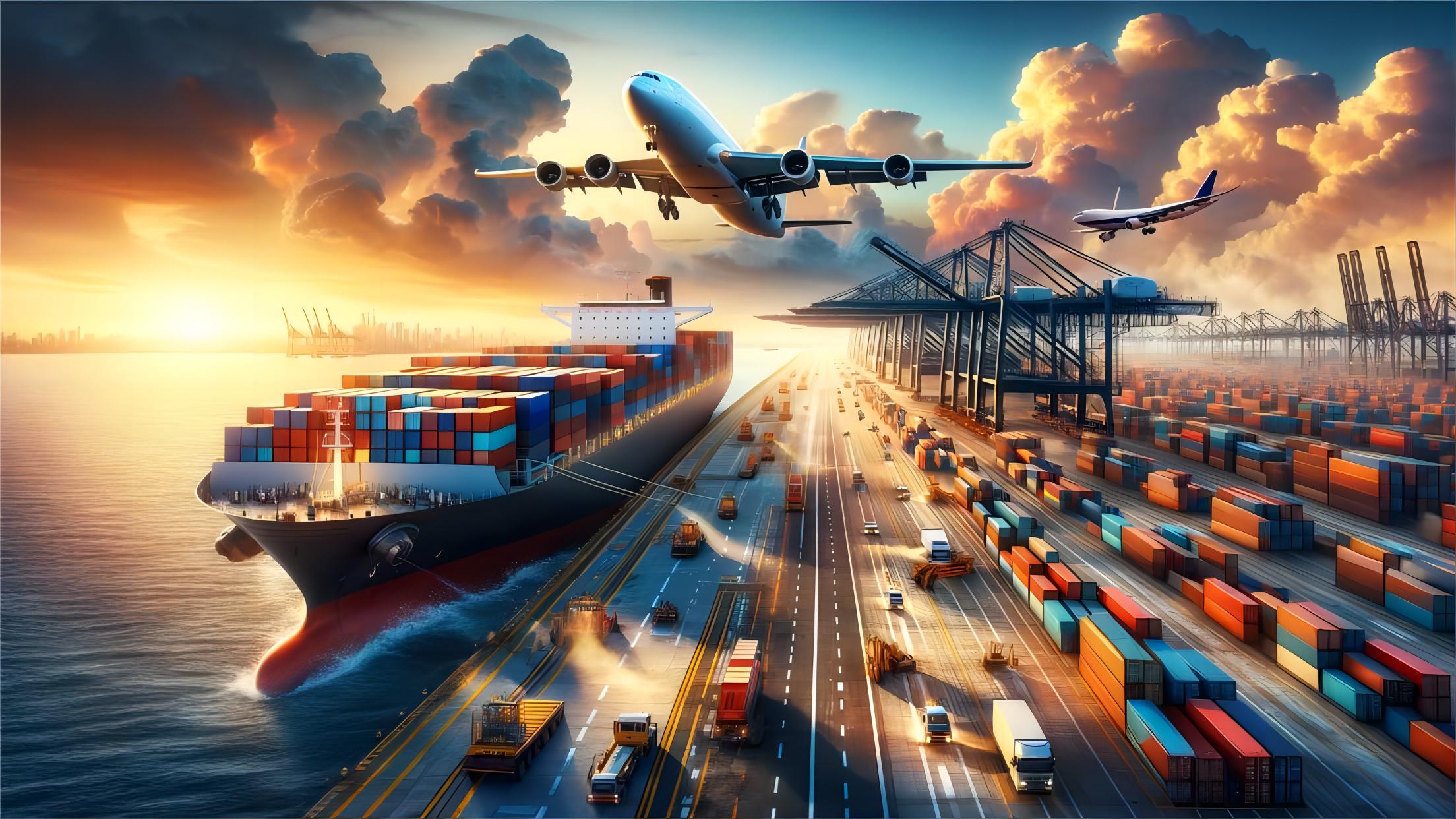 Comparison table of shipping methods for international logistics