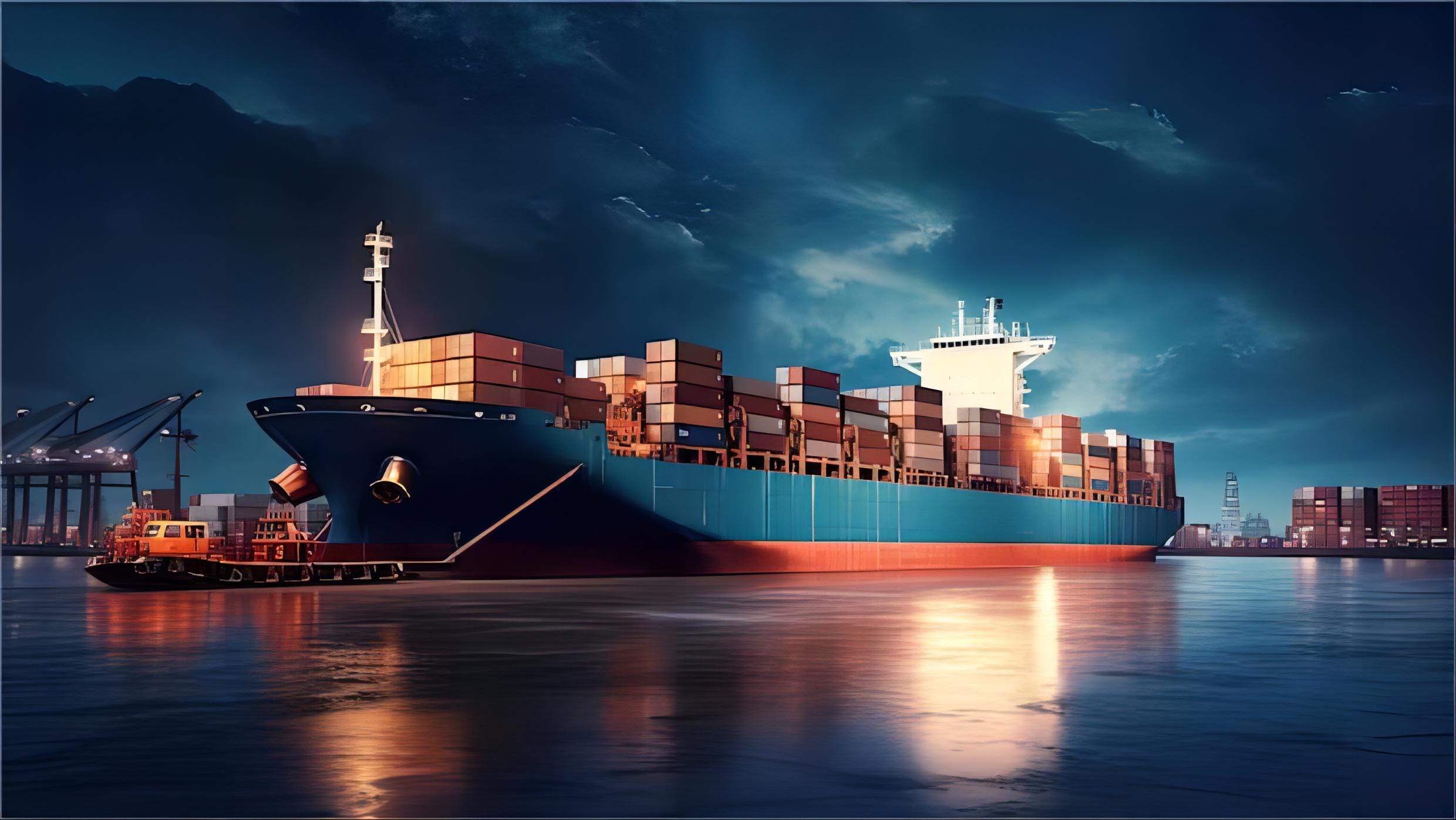 Logistics professional tracking a shipment on a digital screen