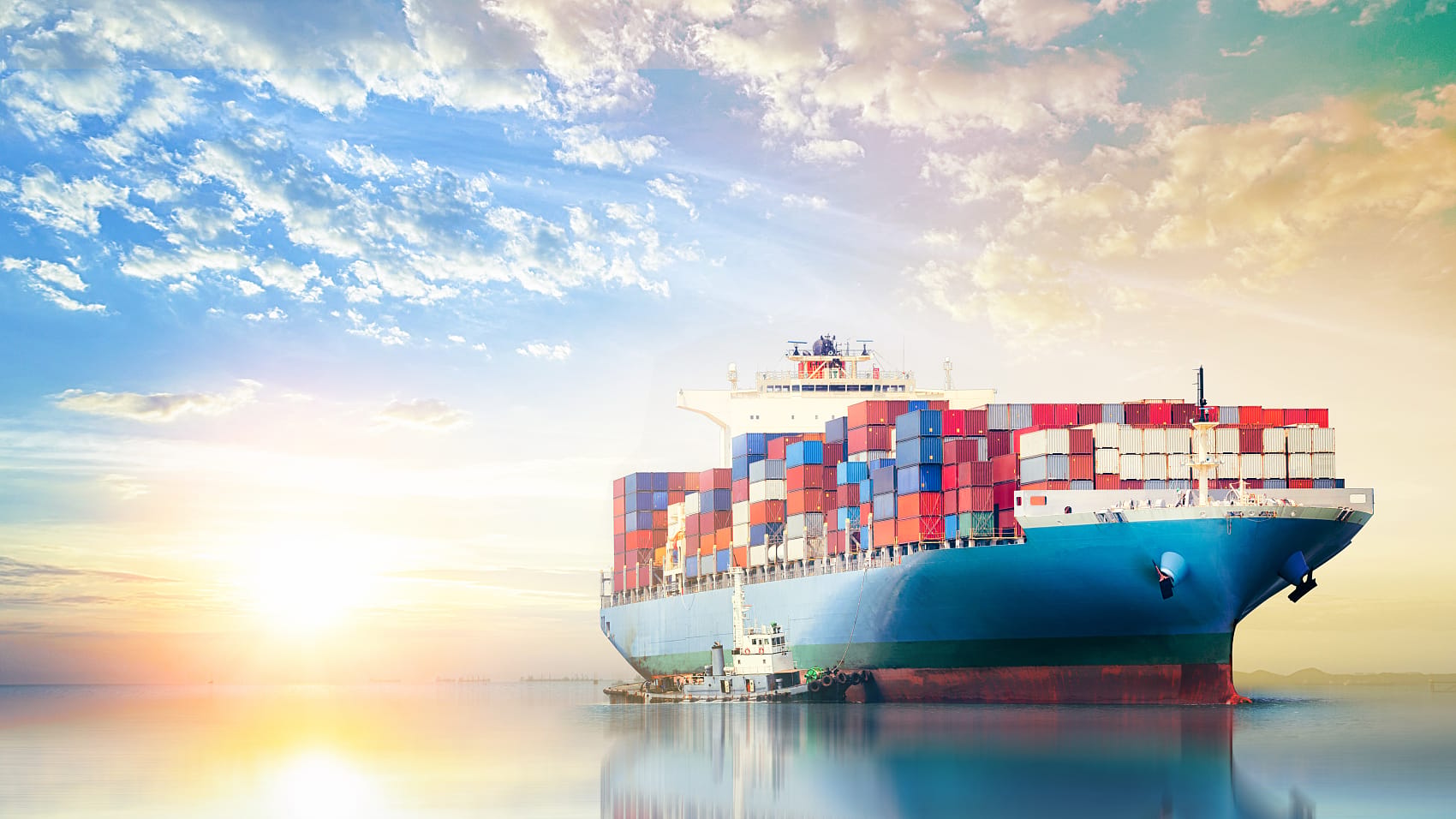 Professional logistics team handling cargo in Shenzhen port