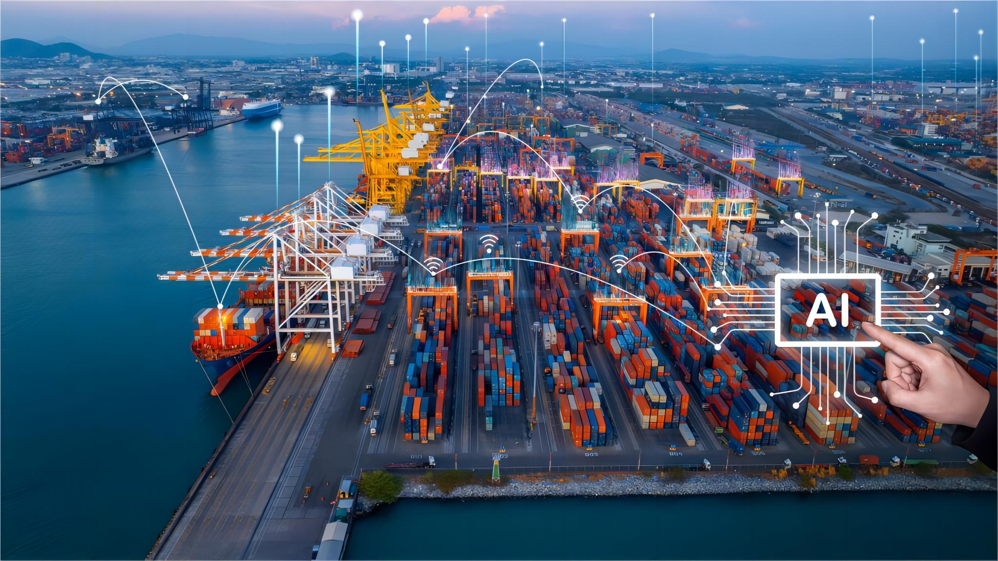 Professional logistics team managing global supply chains