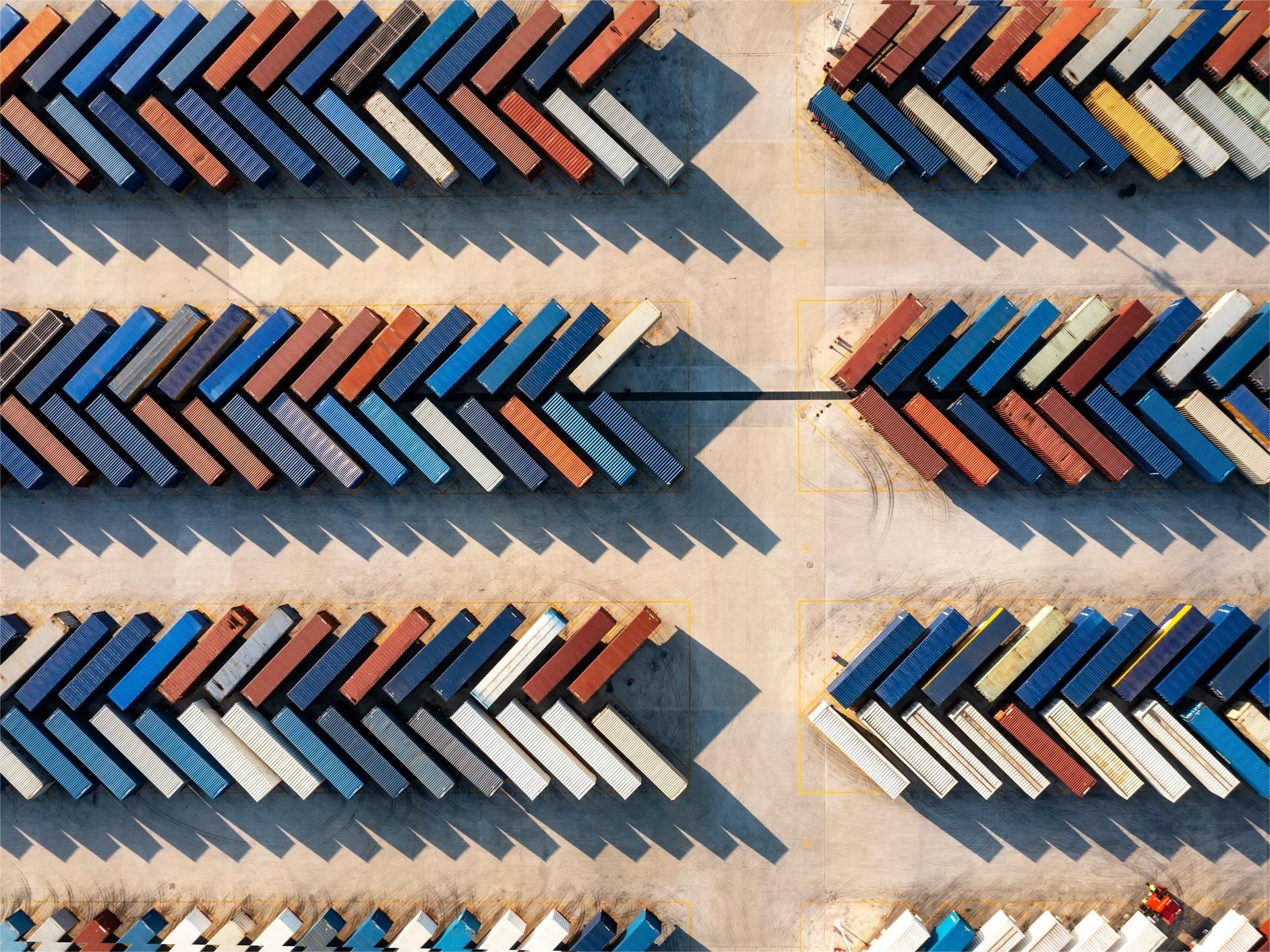 Logistics worker managing customs documentation for US imports