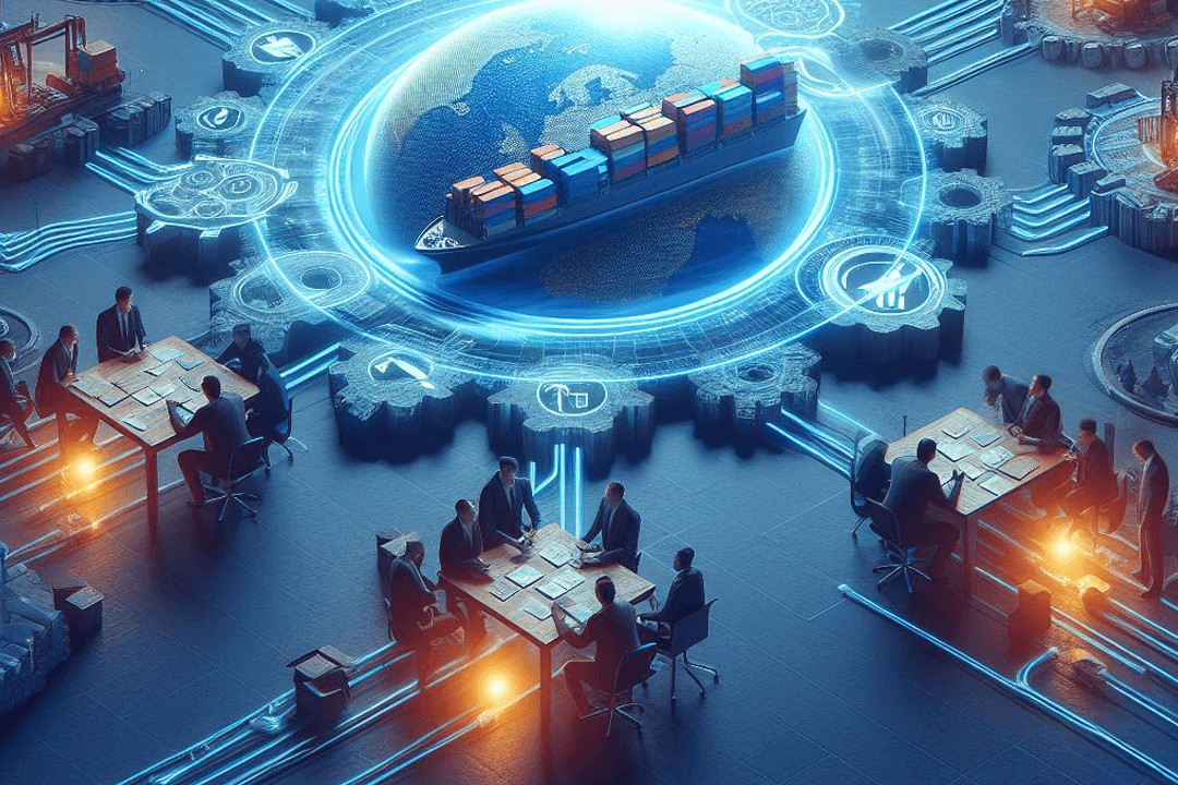 Logistics warehouse processing Amazon FBA shipments