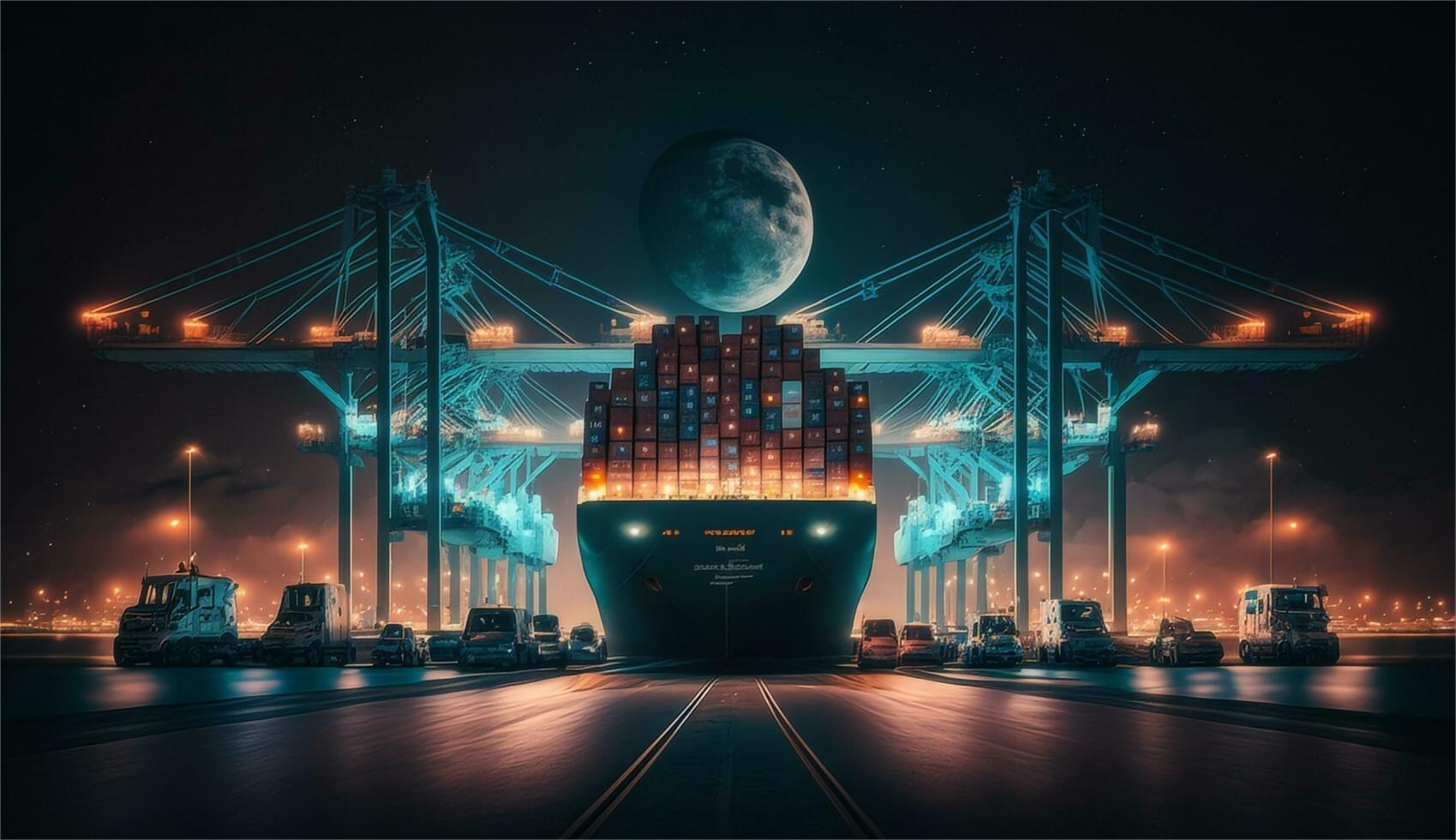 Logistics warehouse worker organizing inventory for Amazon FBA shipment